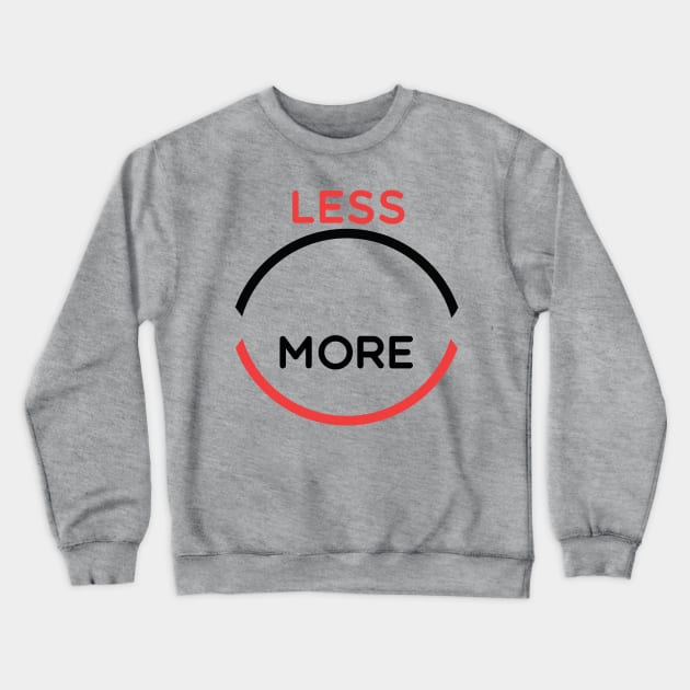 less sad more smile Crewneck Sweatshirt by hardcore repertoire